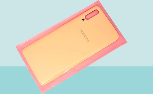 Samsung Galaxy A70 A 705 Uyumlu Arka Kapak Batarya Kapağı - TURUNCU