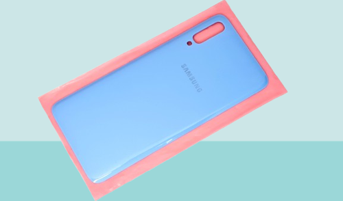Samsung Galaxy A70 A 705 Uyumlu Arka Kapak Batarya Kapağı - MAVİ