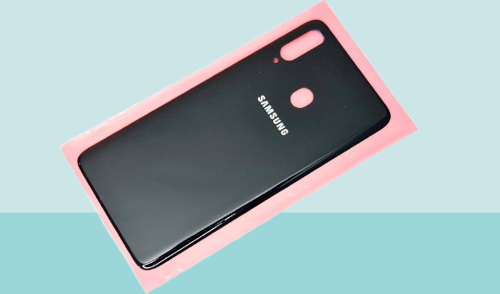 Samsung Galaxy A20S A207 Uyumlu Arka Kapak Batarya Kapağı - SİYAH