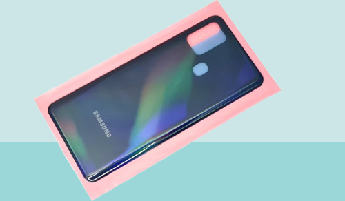 Samsung Galaxy A21S A217 Uyumlu Arka Kapak Batarya Kapağı - SİYAH