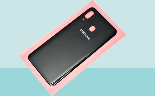 Samsung Galaxy A30 A305 Uyumlu Arka Kapak Batarya Kapağı - SİYAH