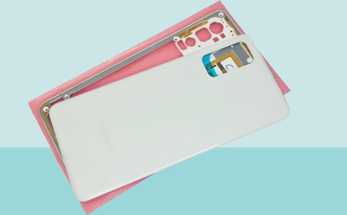 Samsung Galaxy M52 Uyumlu FULL KASA Arka Kapak Batarya Kapağı (Orijinal) - BEYAZ