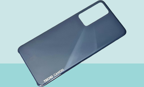 Tecno Camon 18 (CH6n) Uyumlu Arka Kapak Batarya Kapağı - SİYAH
