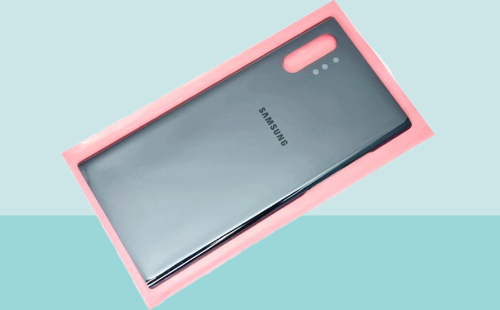 Samsung Galaxy NOTE 10 PLUS Uyumlu Arka Kapak Batarya Kapağı -  SİYAH