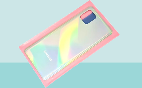 Samsung Galaxy NOTE 10 LİTE Uyumlu Arka Kapak Batarya Kapağı - GRİ