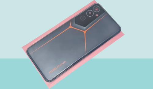 Tecno POVA NEO 2 Uyumlu FULL KASA Arka Kapak Batarya Kapağı - FÜME