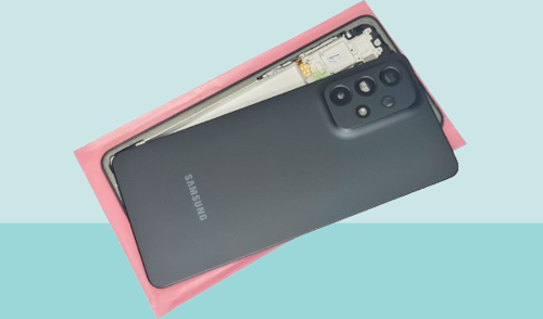 Samsung Galaxy A33 Uyumlu FULL KASA Arka Kapak Batarya Kapağı - SİYAH