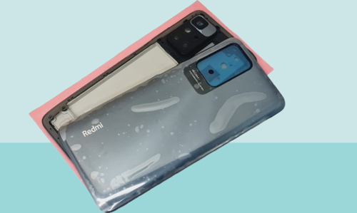 Xiaomi Redmi 10 - 2022 - Uyumlu FULL KASA Arka Kapak Batarya Kapağı - SİYAH