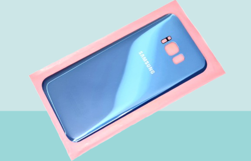 Samsung Galaxy S8 PLUS Uyumlu Arka Kapak Batarya Kapağı -  MAVİ