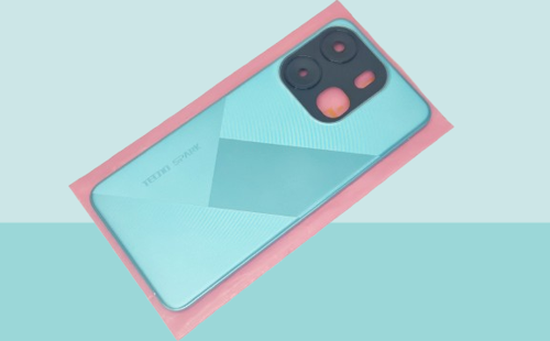 Tecno SPARK GO 2023 Uyumlu FULL KASA Arka Kapak Batarya Kapağı - MAVİ