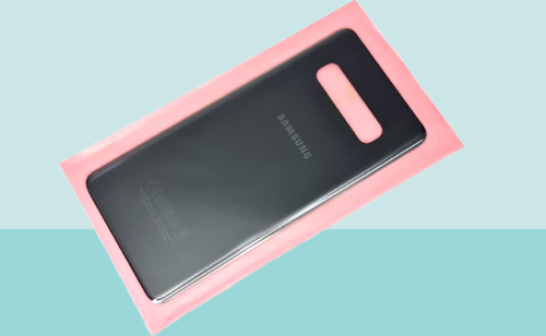 Samsung Galaxy S10 PLUS Uyumlu Arka Kapak Batarya Kapağı -  SİYAH