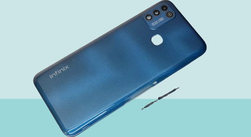 Infinix HOT 10 PLAY Uyumlu FULL KASA Arka Kapak Batarya Kapağı - MAVİ