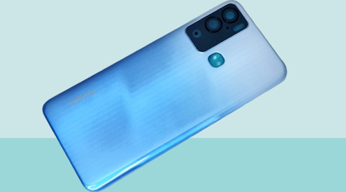 Infinix HOT 12i Uyumlu FULL KASA Arka Kapak Batarya Kapağı - MAVİ