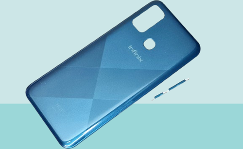 Infinix HOT 9 PLAY Uyumlu FULL KASA Arka Kapak Batarya Kapağı - MAVİ