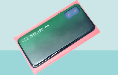 Infinix NOTE 7 LİTE Uyumlu FULL KASA Arka Kapak Batarya Kapağı - YEŞİL