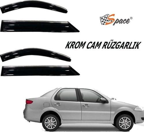 Krom Cam Rüzgarlığı 1.2Mm Fiat Albea/Palıo/Sıena 4'Lü / Caru430