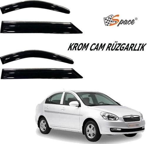 Krom Cam Rüzgarlığı 1.2Mm Hyundaı Accent Era 2006- 4'Lü / Caru431