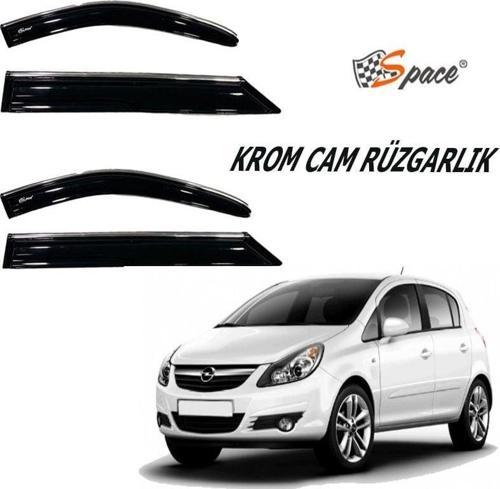 Krom Cam Rüzgarlığı  1.2Mm Opel Corsa D 4'Lü / Caru452