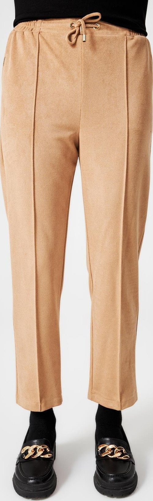 Süet Görünümlü Bej Pantolon P-0167