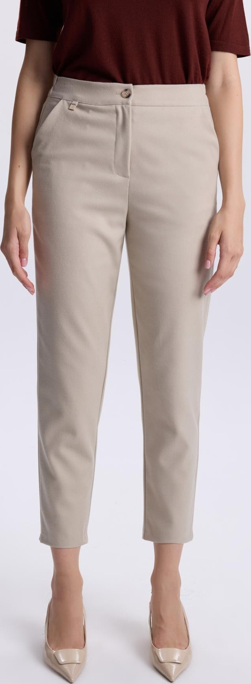 Bej Dar Paça Pantolon P-0203