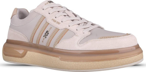 Erkek Sneaker - Bej, Nubuk Deri