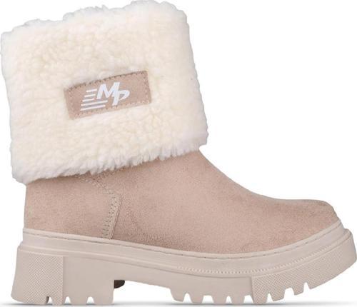 Kadın Günlük Bot - Bej Süet, Nubuk Deri