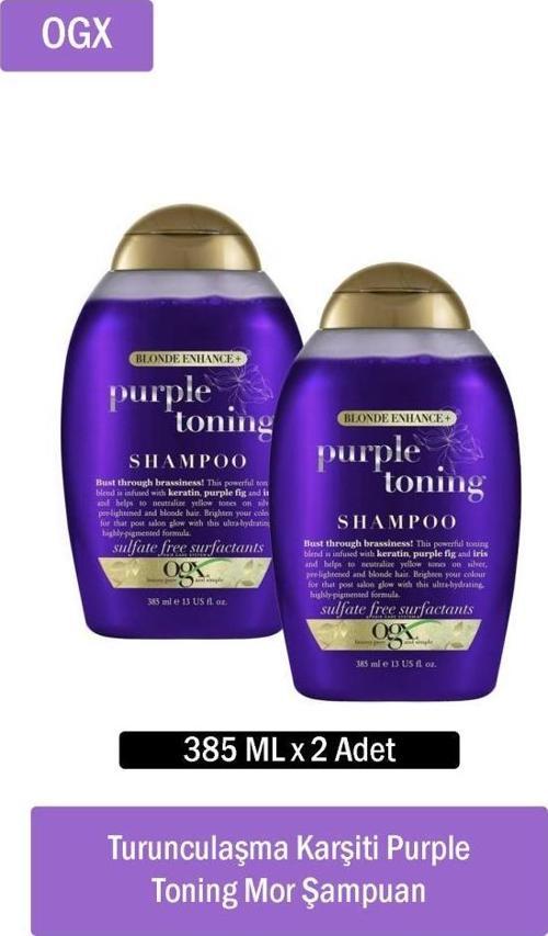Organix Purple Toning 385 ml Şampuan x 2 Adet