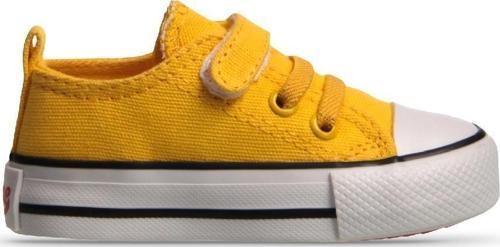 Erkek Bebek Sneaker - Sarı, Tekstil
