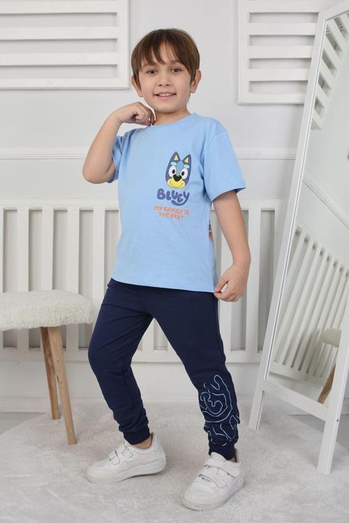 The Best Baskılı T-shirt-Eşofman Çocuk Takım