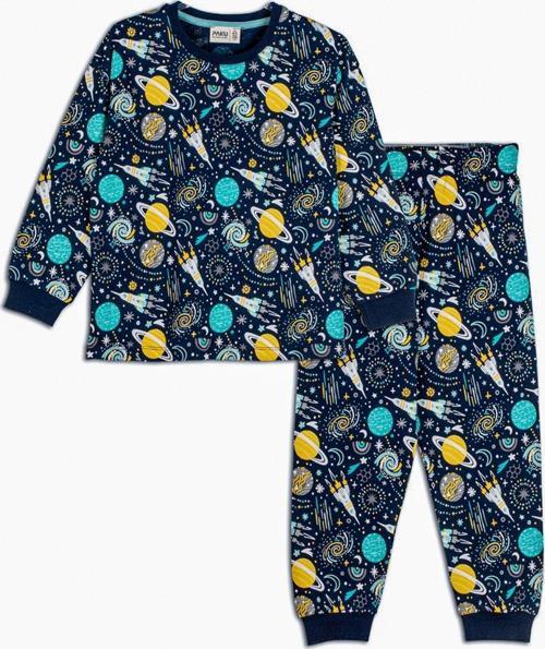 Uzay Temalı (Gezegenler-Uzay Aracı) Çocuk Pijama Takımı