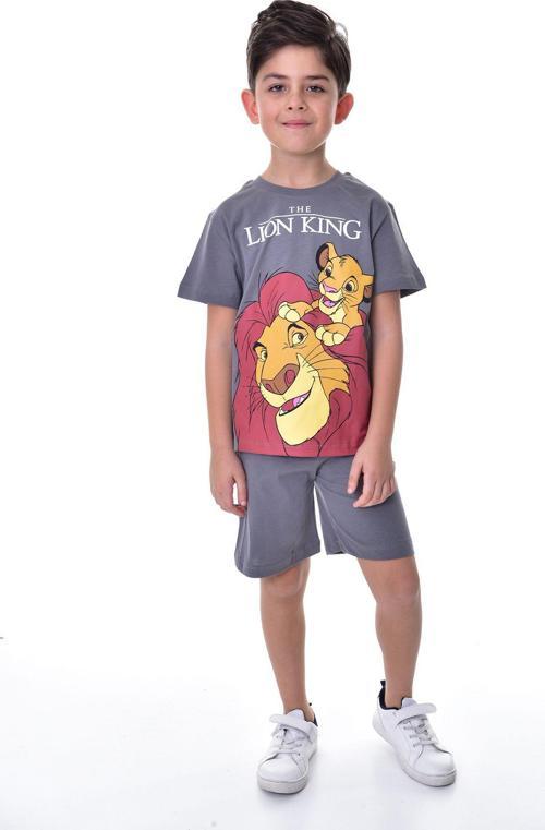 Lion King Baskılı 2'li Şort - T-Shirt Çocuk Takım