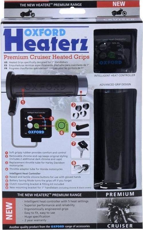 Motosiklet HotGrips Premium Cruiser V8 Anahtarli Elcik Isitma EL800