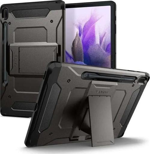 Tough Armor Pro Galaxy Tab S7 FE 5G Kılıf - Gunmetal Gunmetal