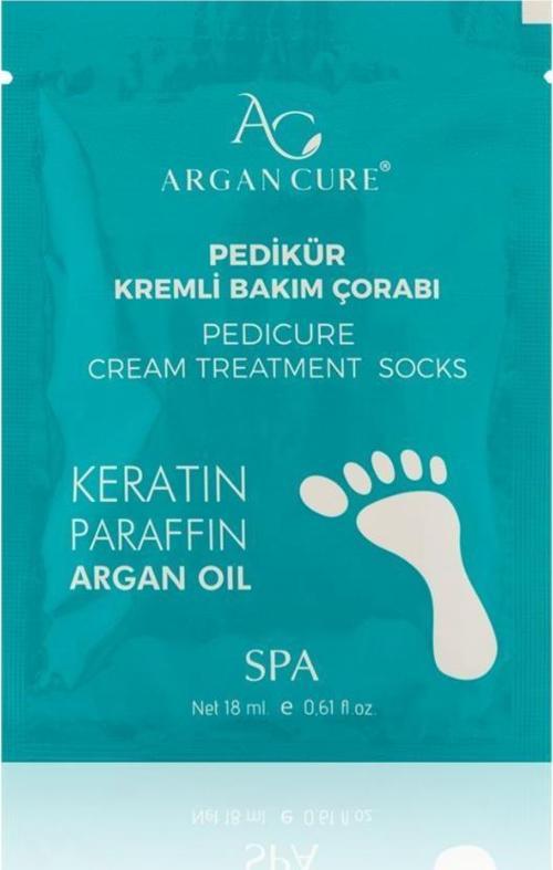 Kremli Pedikür Bakım Çorabı 1 Çift