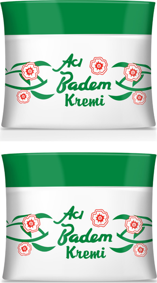 Acı Badem Kremi Kavanoz 70 ml 2 Adet