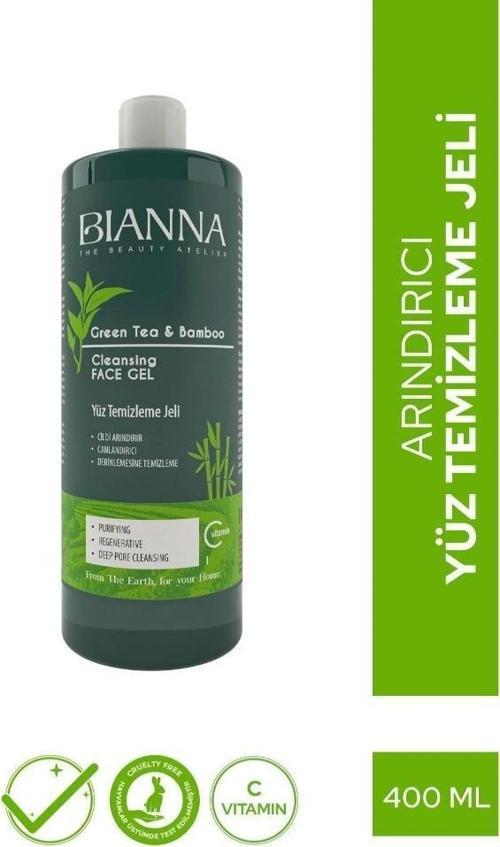 Yeşil Çay ve Bambu Özlü Yüz Temizleme Jeli 400 ml