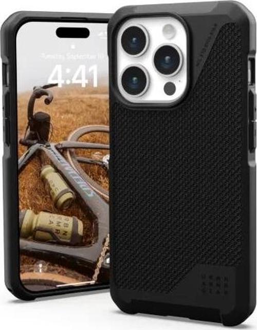 UAG MagSafe Metropolis iPhone 15 Pro Kılıf Kevlar Black