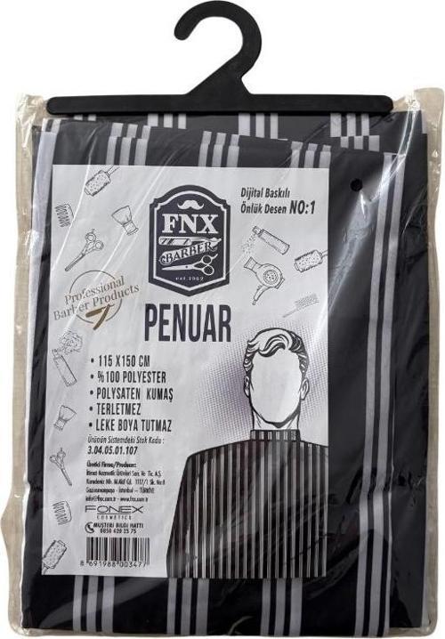 Berber Önlük Kesim Penuarı 115x150 Cm Dijital Baskı Nu:1