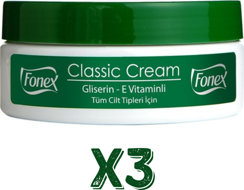 Klasik Nemlendirici Krem 175 ml 3 Adet