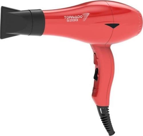 Süper Tornado Profesyonel Fön Makinesi 2400 Watt Kırmızı