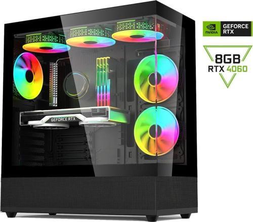 XGAMING SuperNova i7-12700F 32GB 1 TB M.2 NVMe RTX 4060 8GB 240MM Sıvı Soğutma Oyuncu Masaüstü Bilgisayarı