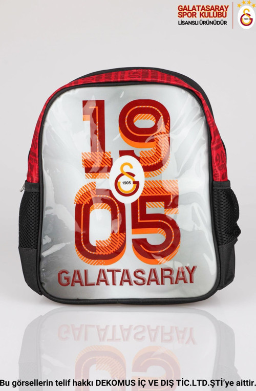 DEKOMUS İLE LİSANSLI GALATASARAY KÜÇÜK BOY ANAOKUL ÇANTASI 32x25 CM