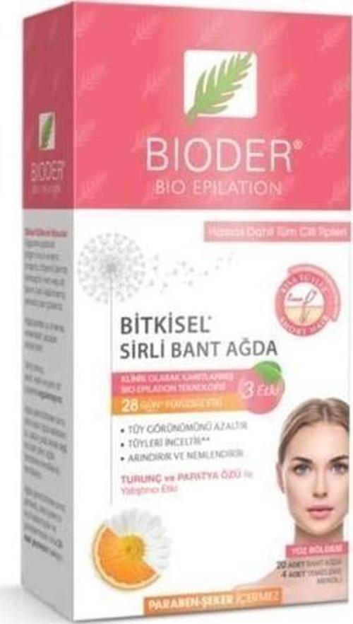 Bitkisel Sirli Bant Ağda 20 li Yüz Bölgesi İçin