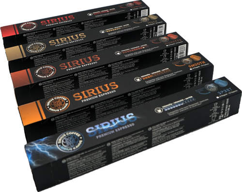 Sirius Special Kapsül 5'li Set (Lungo, Italy, Ristretto, Smooth, Sport)
