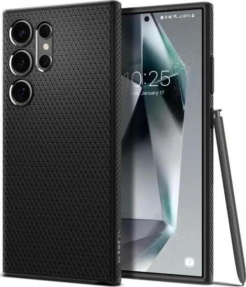 Liquid Air Designed for Galaxy S24 Ultra Kılıfı Matte Black