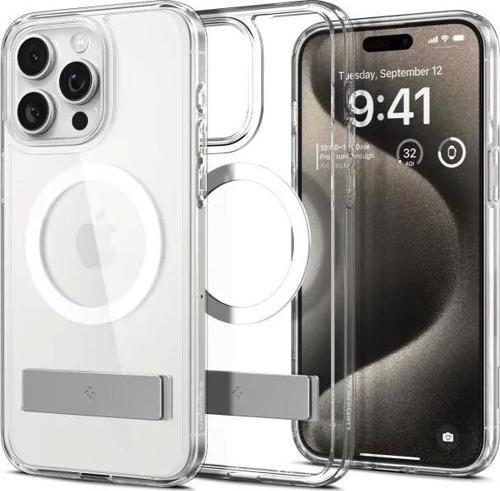 Magnetic Ultra Hybrid S MagFit iPhone 15 Pro Max Kılıf Crystal Clear