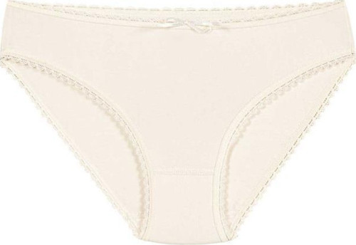 6 Adet Yıldız Bayan Modal Dantelli Bikini Külot Ekru 3902