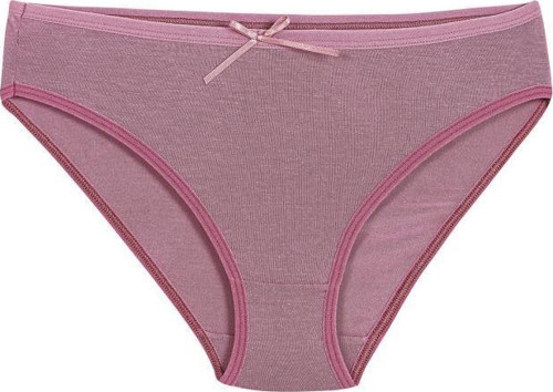6 Adet Yıldız Bayan Bambu Bikini Külot Gül Kurusu 3909