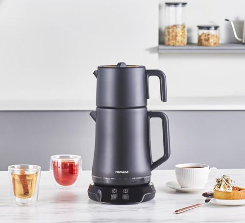 Royaltea Elegant 1776H Çay Makinesi Mat Siyah