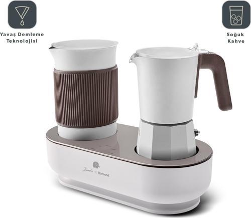 X Homend Joypot 5013H, Süt Köpürtme Fonksiyonlu Ve 4 Farklı Kahve Programlı Mochapot